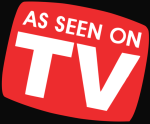 AS SEEN ON TV BADGE