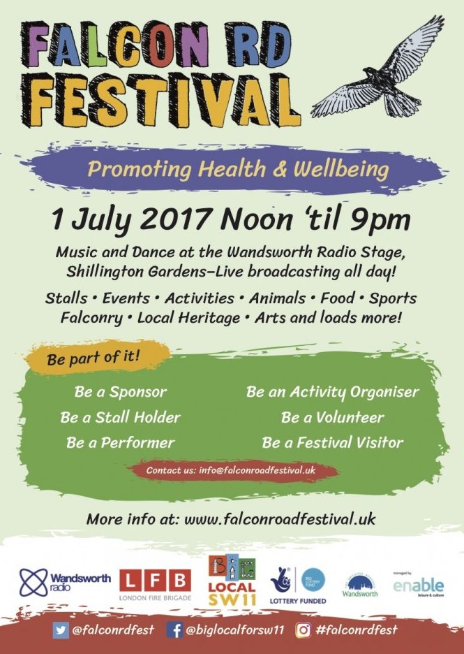 FALCON ROAD FESTIVAL DEADBEAT JOE JOSEPH ASPINALL WANDSWORTH RADIO